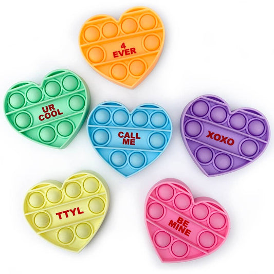 OMG!! Pop Fidgety Mini Conversation  Hearts