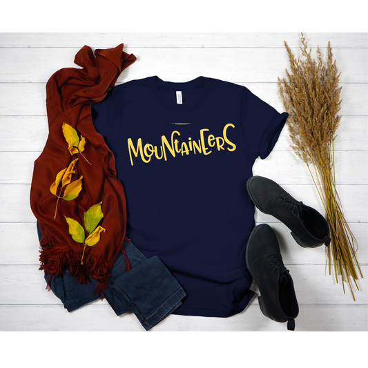 Script Mountaineer Tee