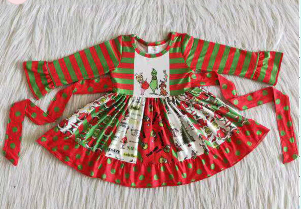 Grinch Twirl Dress