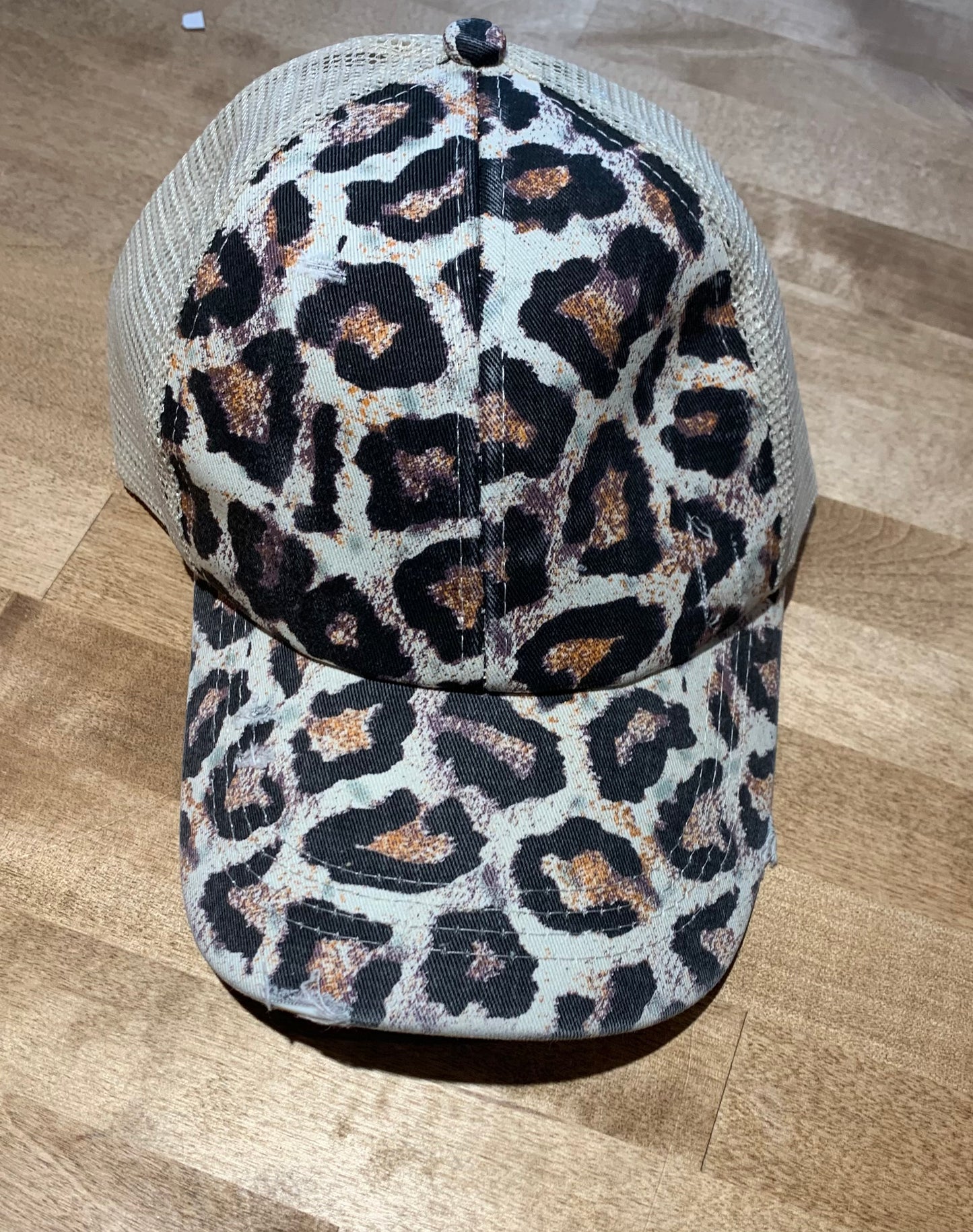 Leopard Criss Cross Hat
