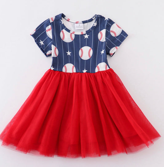 Navy Baseball Dress