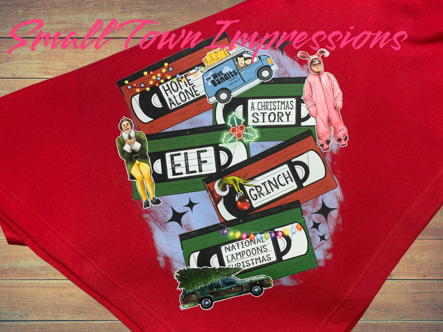 Christmas VHS Blanket