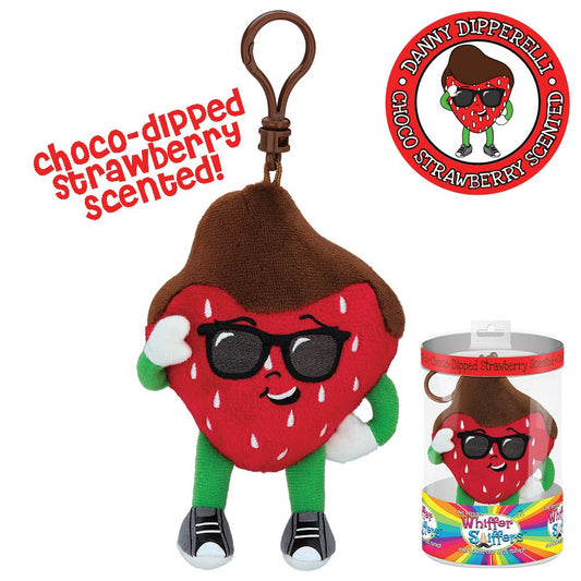 Danny Dipperelli chocolate strawberry scented backpack clip