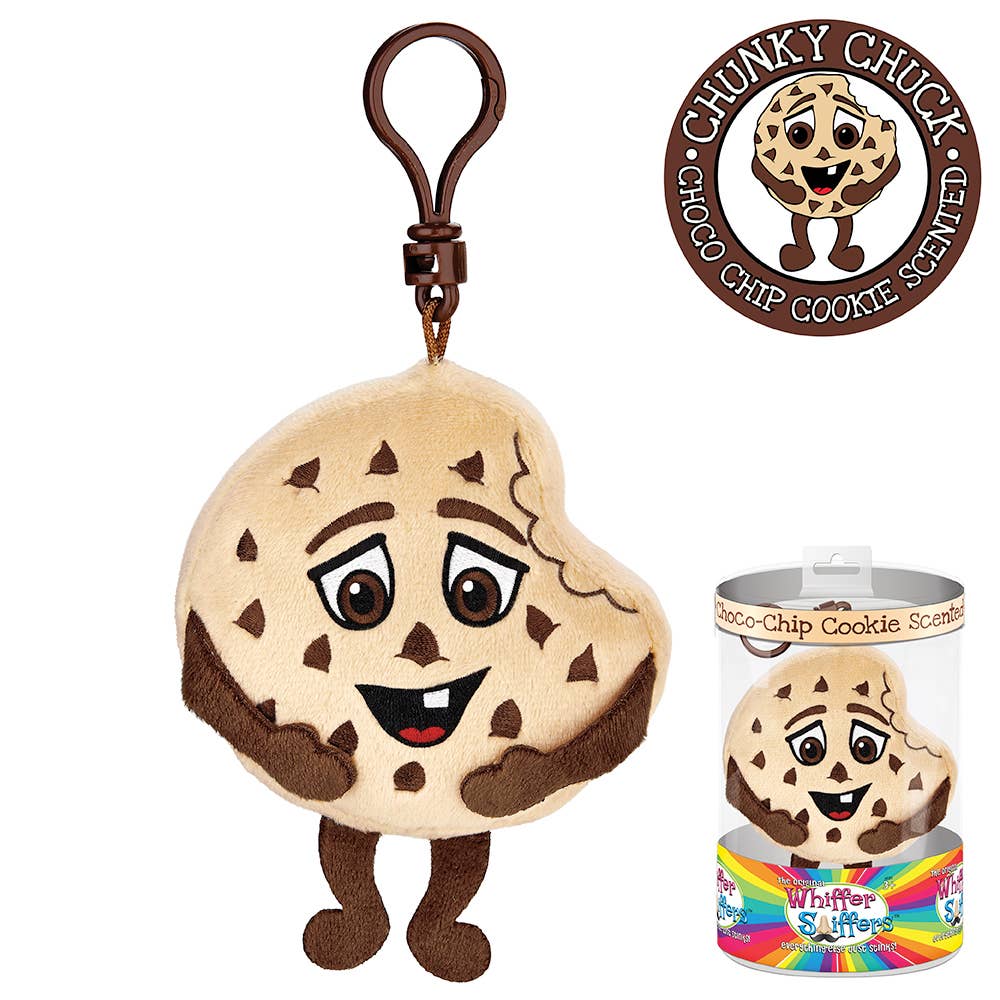 Chunky Chuck chocolate chip cookie scented backpack clip